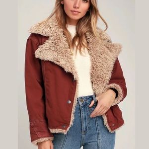 Free People Women’s Owen Sherpa Jacket